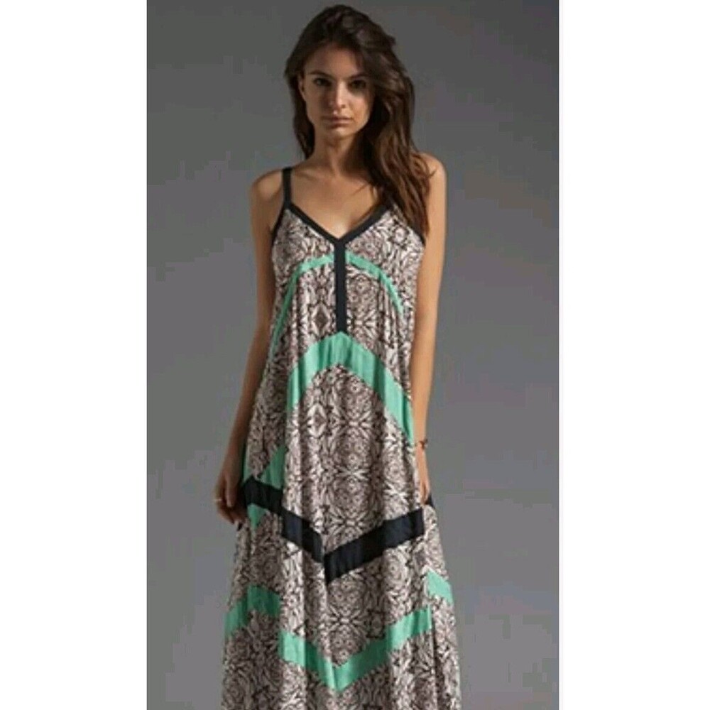 BLESSED ARE THE MEEK The Fox Maxi Dress Sz 1 US 8  EUC